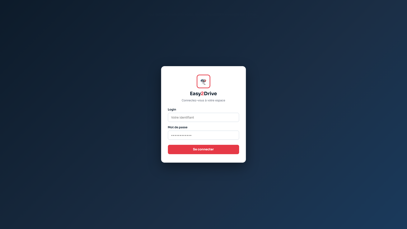 Easy2Drive (E2D) — Application de gestion d'auto-écoles & Sécurisation — image 2